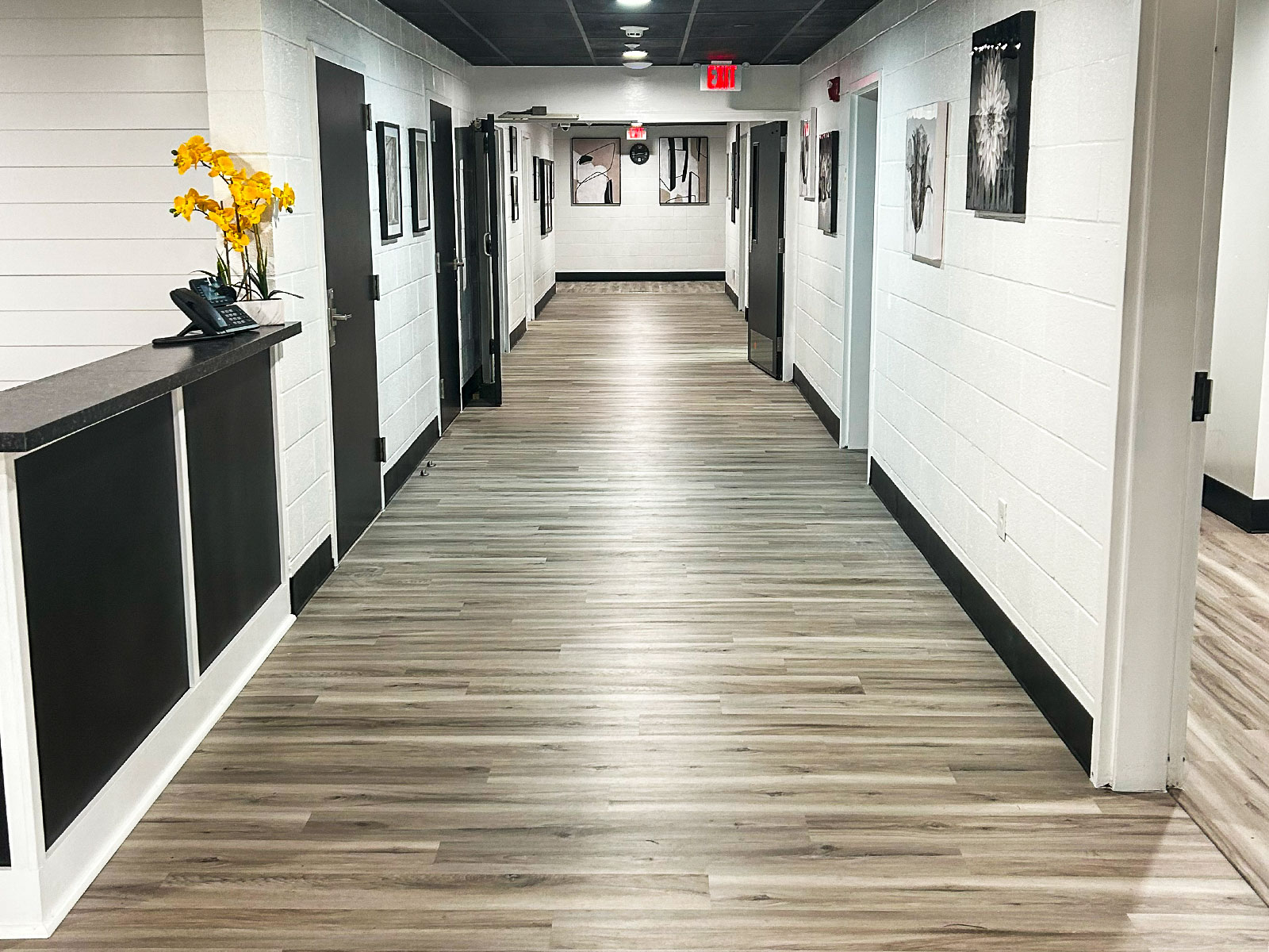 Hallway to Patient Rooms