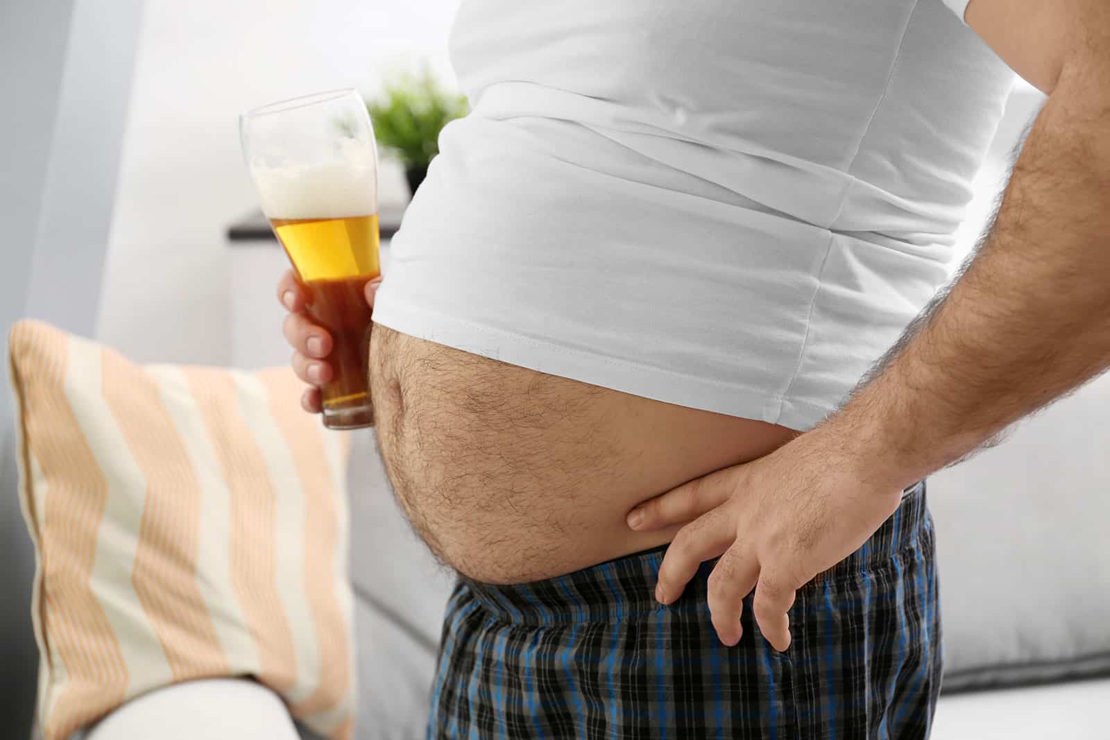 alcohol belly